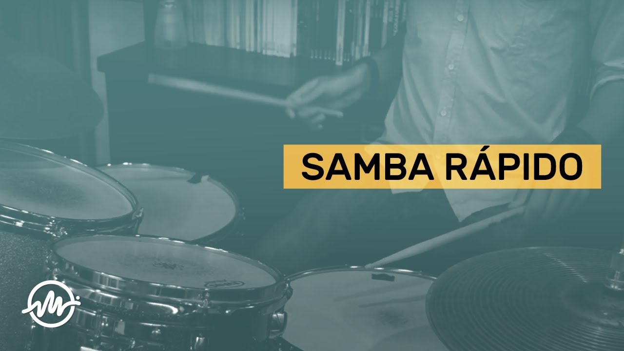 Como Tocar Samba / SambaJazz Rápido na Bateria