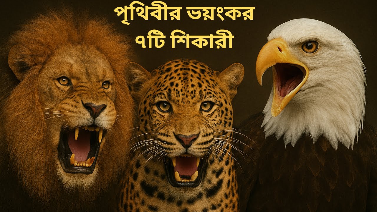 পৃথিবীর ভয়ংকর ৭টি শিকারী প্রাণি।