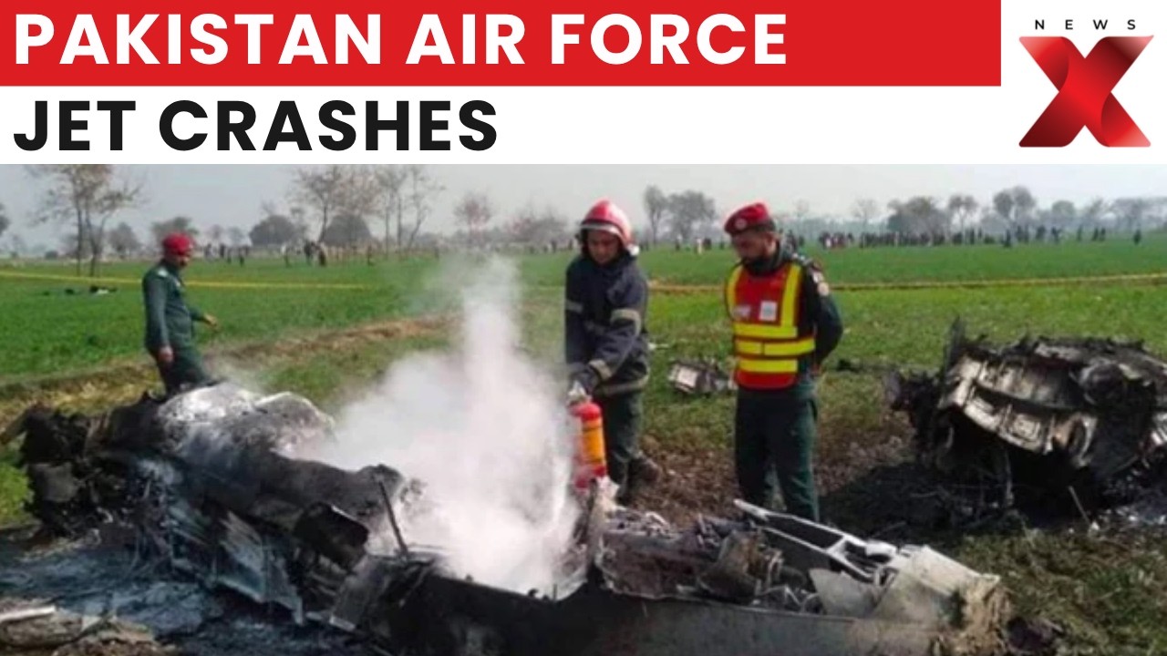 Pakistan Air Force Training Jet Crashes In Mardan, Two Pilots Killed In Tragedy | Latest News |NewsX