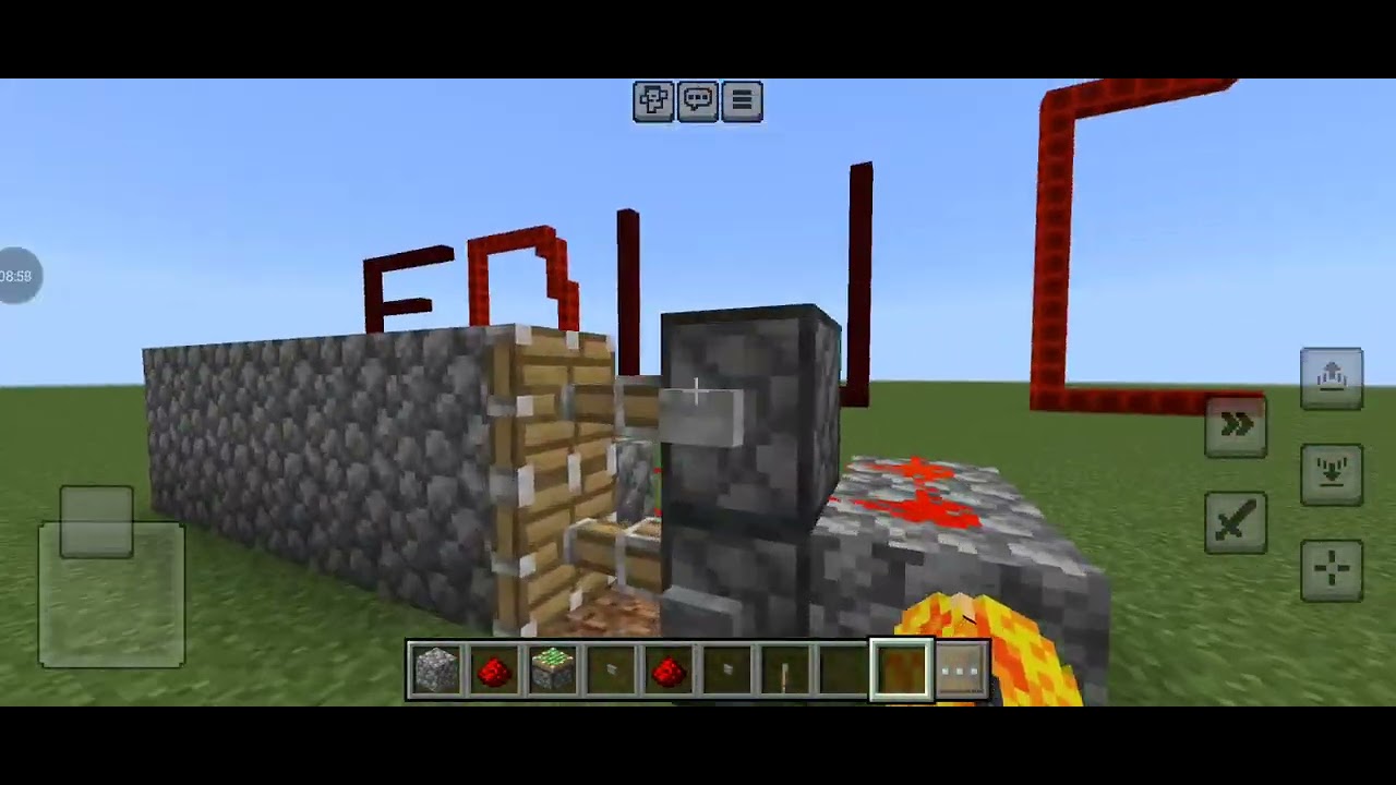 Sistemas de redstone educ experiência