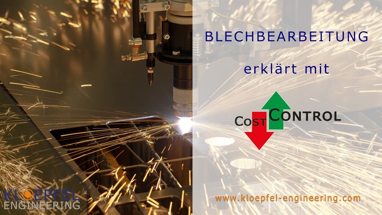 Schnellkalkulation Blechfertigung mit Cost Control | Deutsch