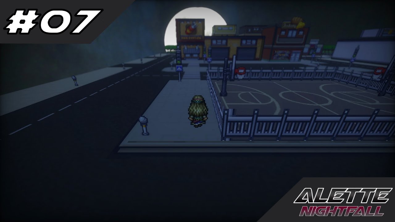 Alette Nightfall, a 3D pixel-art mecha RPG - Night Neighborhood Demo