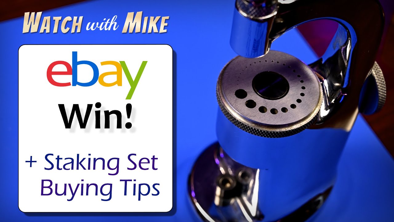 Watchmaking Staking Set: Vintage Marshall Moseley Staking Tool + eBay Buying Tips