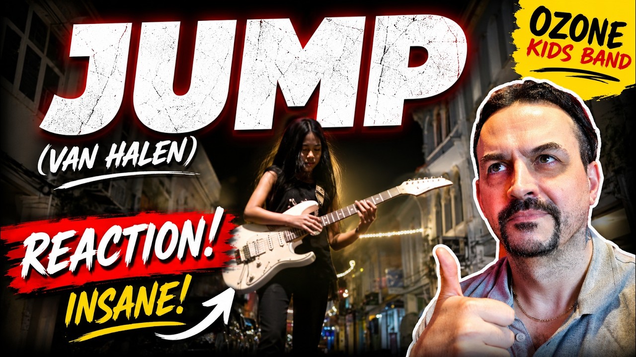 JUMP (Van Halen) - Cover by OZONE Kids Band REACTION