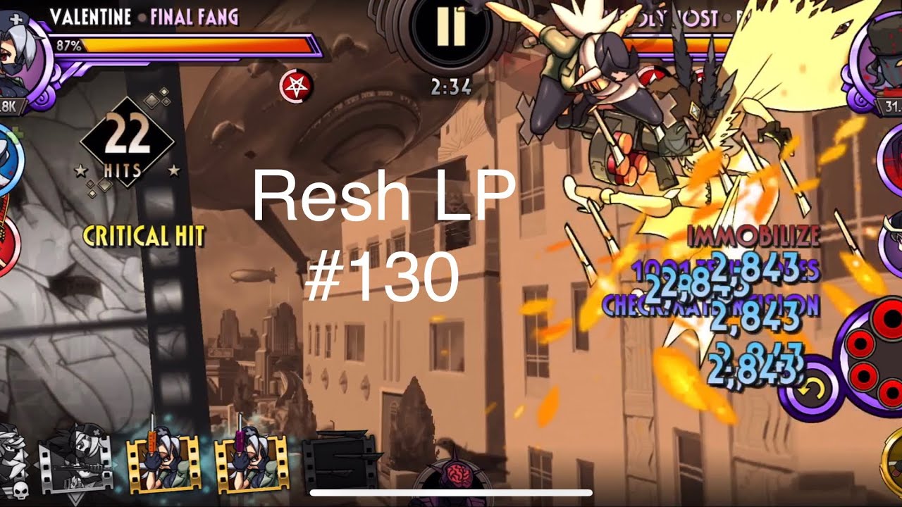 Resh LP #130: Final Fang Debut (Diamond Painwheel PF) - Skullgirls Mobile