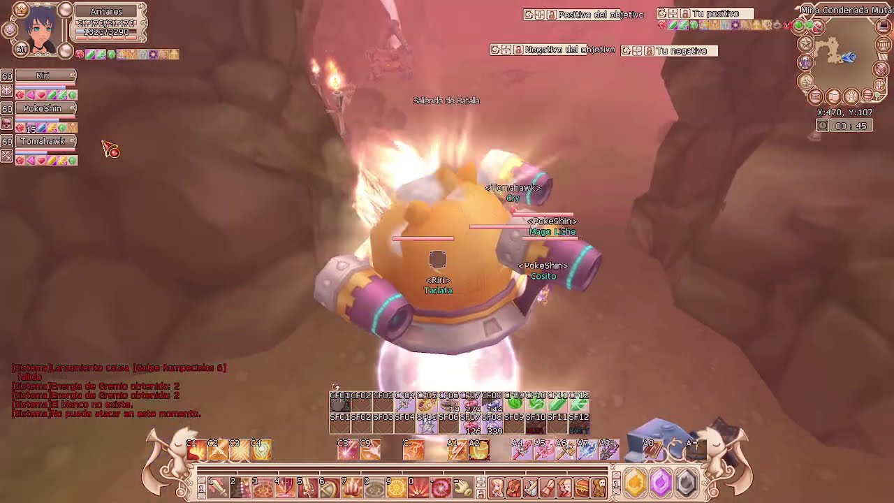 Grand Fantasia Memories Classic - Mina Condenada Mutada (REP) con 4 teletubies