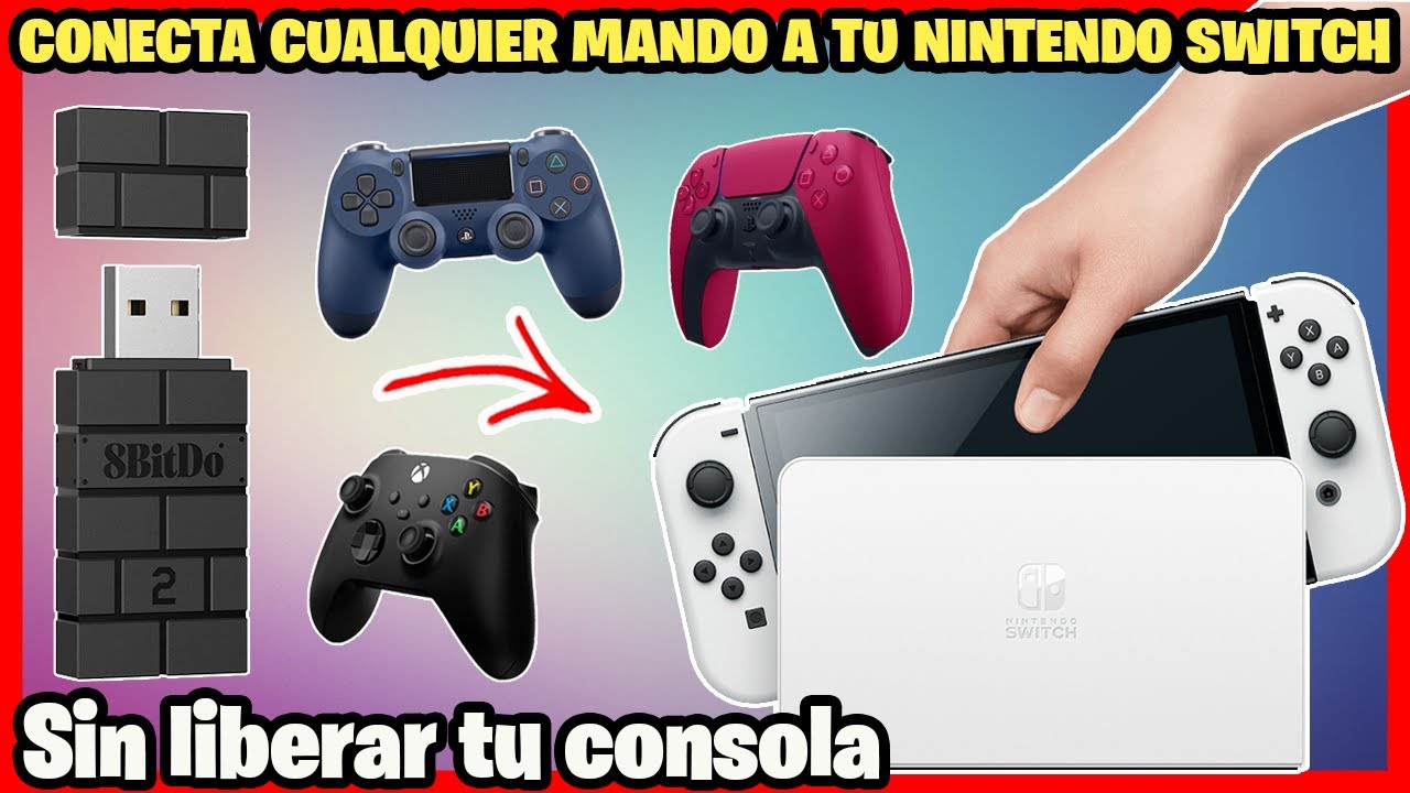 Así funciona el 8BitDo 2 | Conecta mandos de PS/XBOX  a tu Nintendo Switch