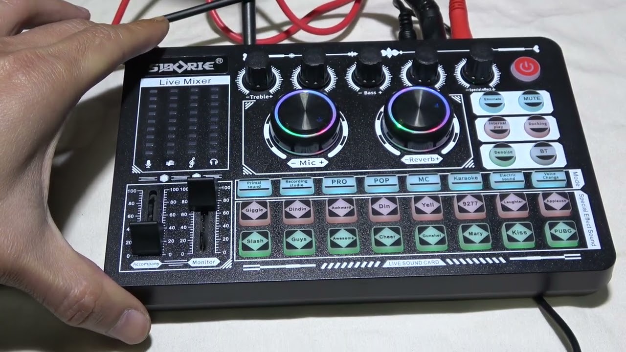 (V-36) SOUND CARD BONKYO F999 VS SIBORIE F999 TAMPILAN DAN BENTUK SAMA PERSIS