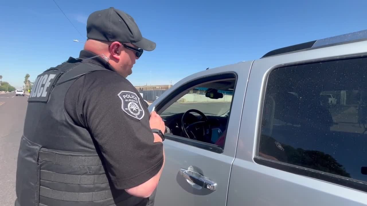 Ride along with Glendale Police as they catch speeding drivers during the morning rush hour