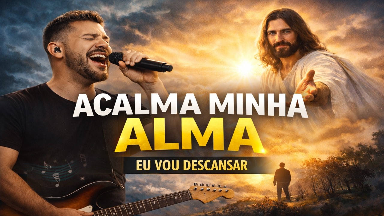 ACALMA MINHA ALMA | Louvor Gospel Autoral | Canção de Paz, Confiança e Descanso em Deus