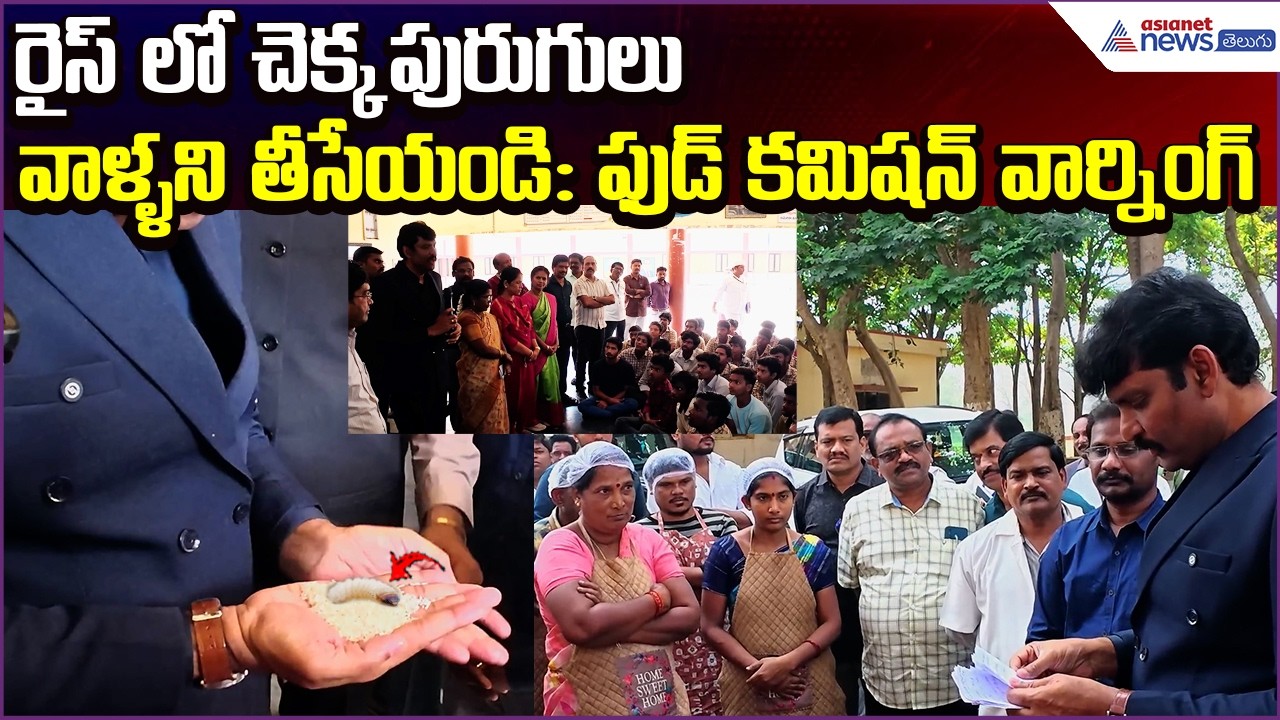 AP State Food Commission Warning: రైస్ లో చెక్కపురుగులు.. వాళ్ళని తీసేయండి  | Asianet News Telugu