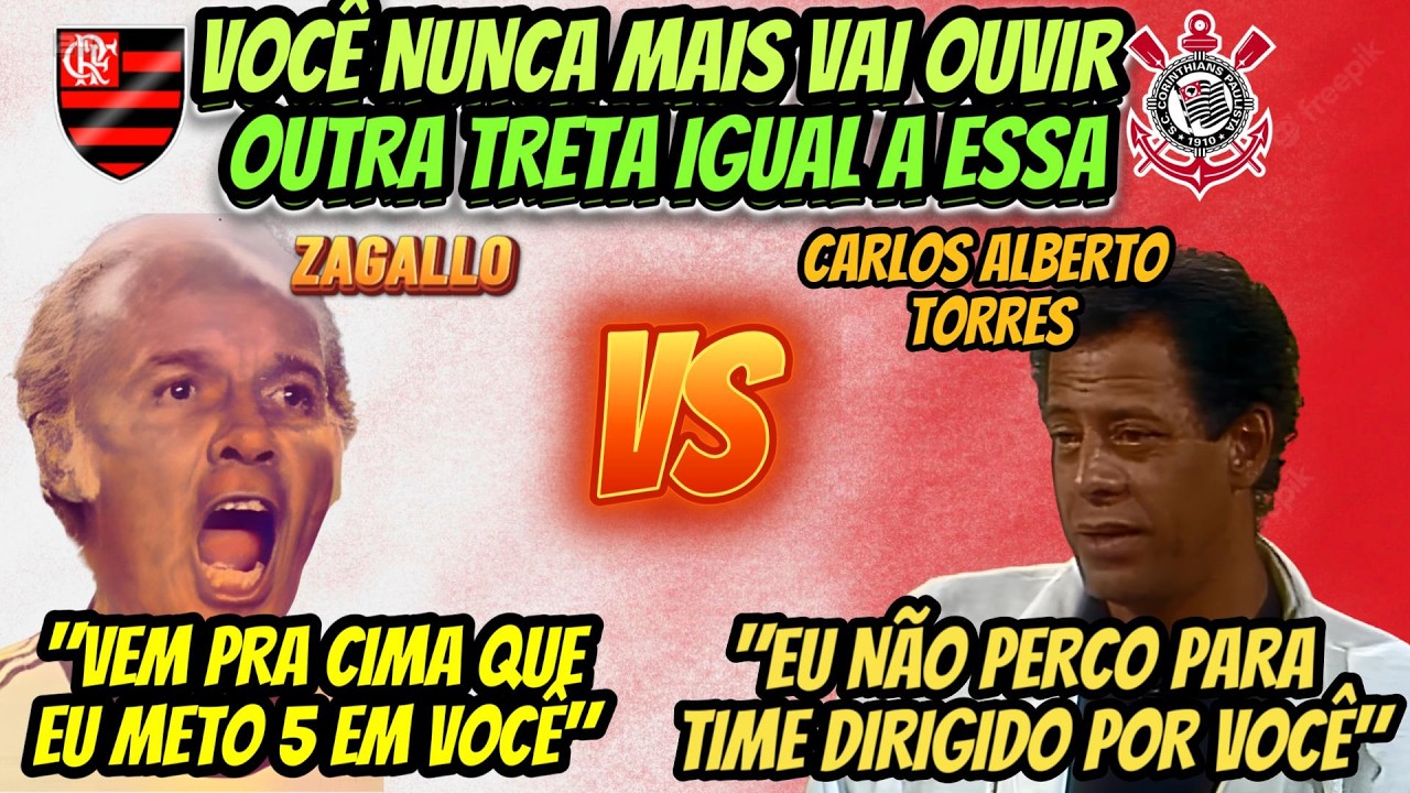 TRETA grande entre ZAGALLO E CARLOS ALBERTO TORRES no vestiário