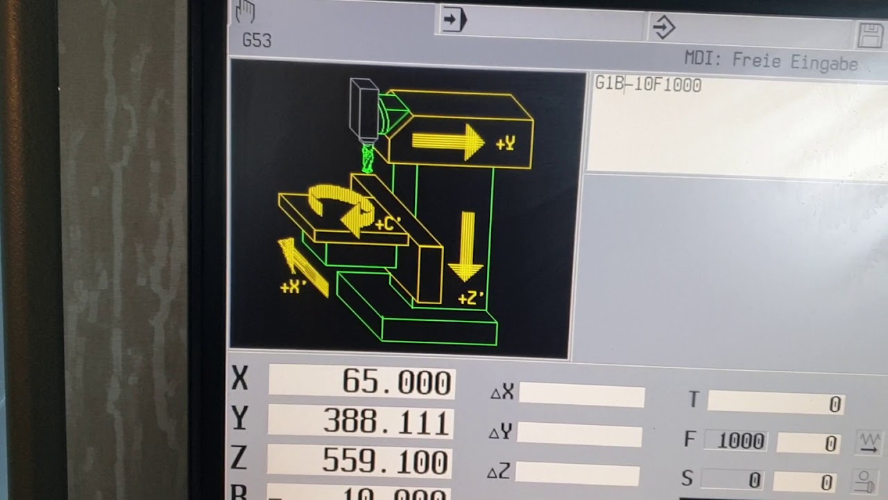 Deckel Maho DMU60T  B axis