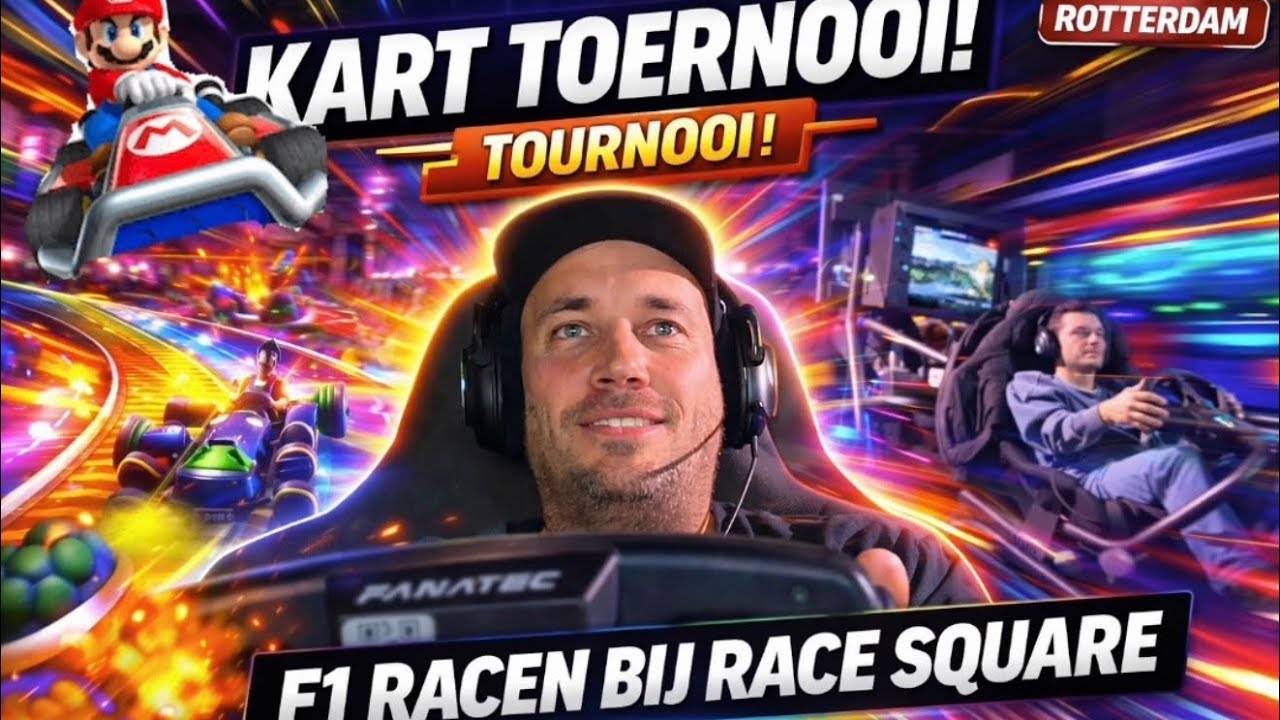 🔥 Mario Kart Thuis & Race Square Formule 1 racen! 🏎️ | Wie Pakt de Winst?!