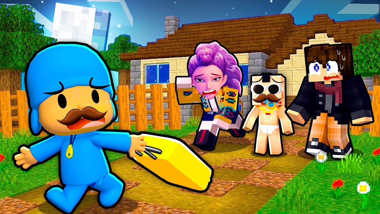 POCOYO veut changer de VILLE sur Minecraft !