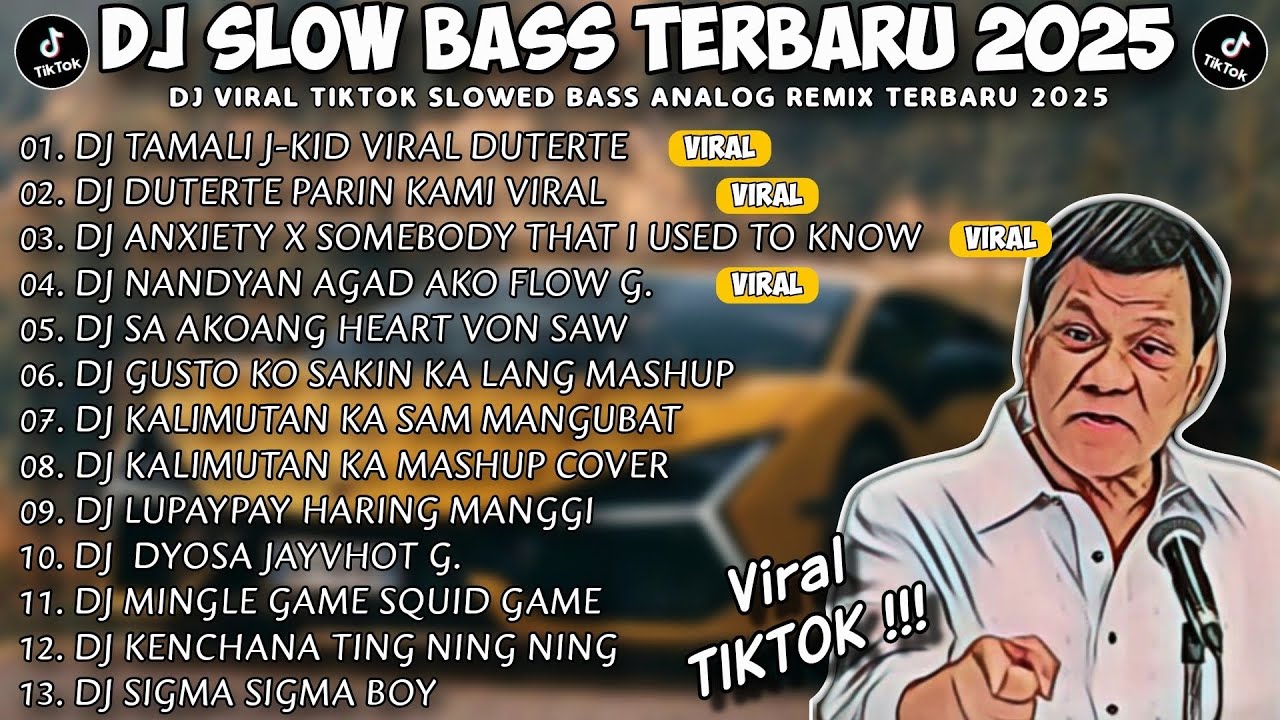DJ SLOW BASS TERBARU 2025 🎵 BEST OF DUTERTE 🔥 DJ TAMALI X LAMI ANG GINADILI X DUTERTE PARIN KAMI🎵🇵🇭