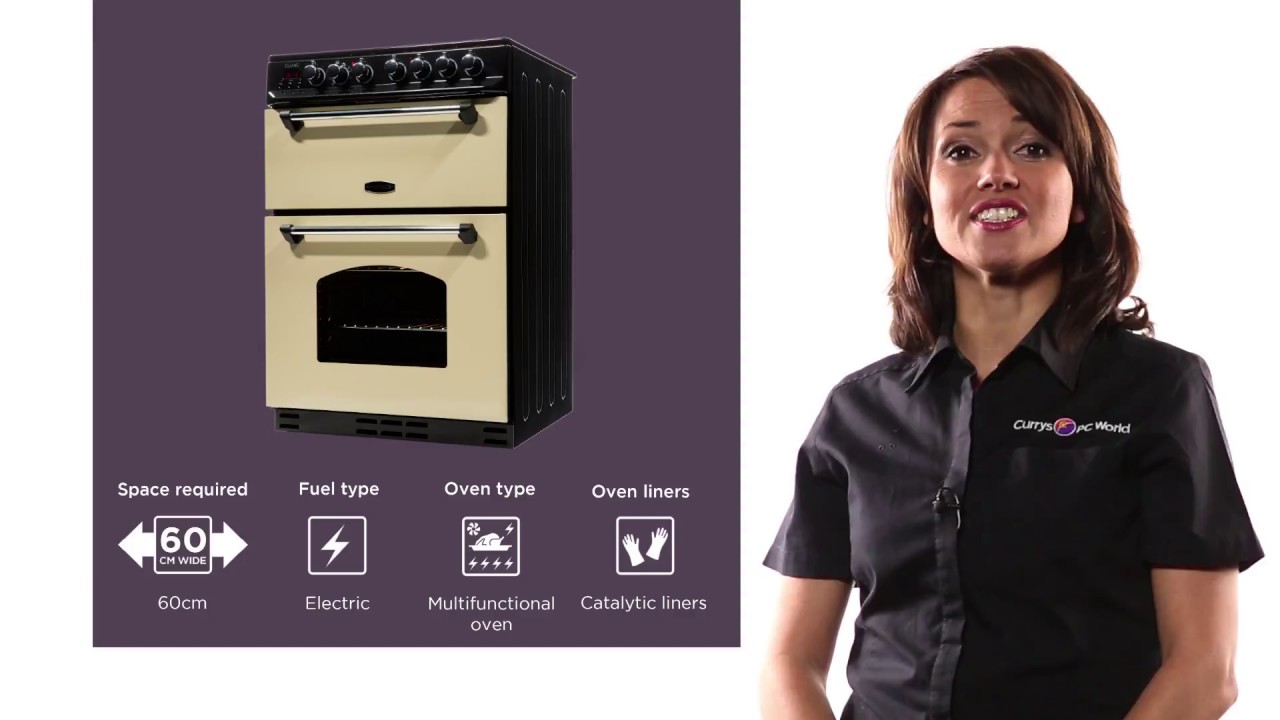Rangemaster Classic 60 Electric Ceramic Cooker - Cream & Chrome | Product Overview | Currys PC World