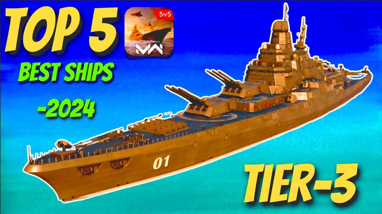 Top 5 Best Tier 3 Ships in Modern Warships 2024 Right Now #modernwarships