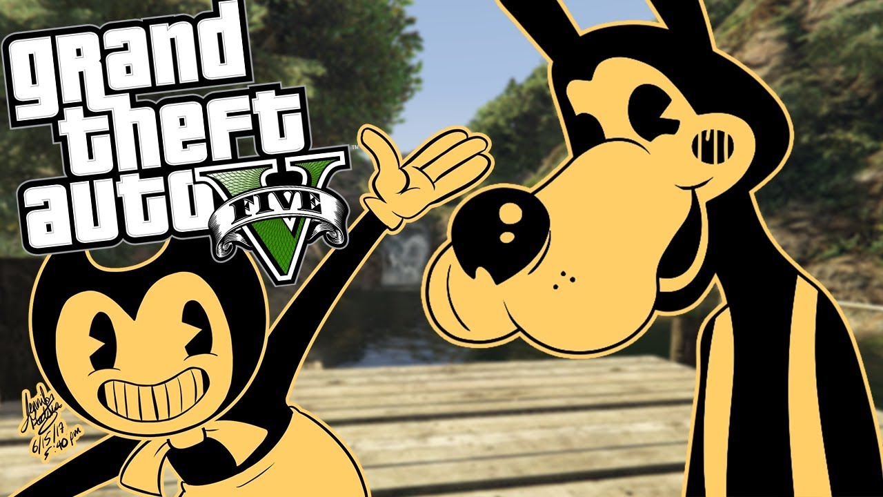 GTA 5 Mods - BENDY AND THE INK MACHINES 