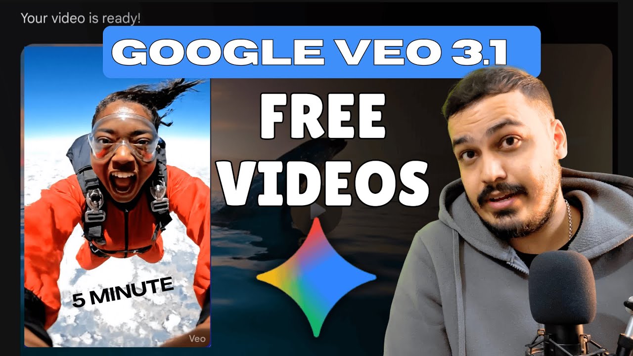 Как использовать Google VEO 3.1 бесплатно и без ограничений (простое руководство)