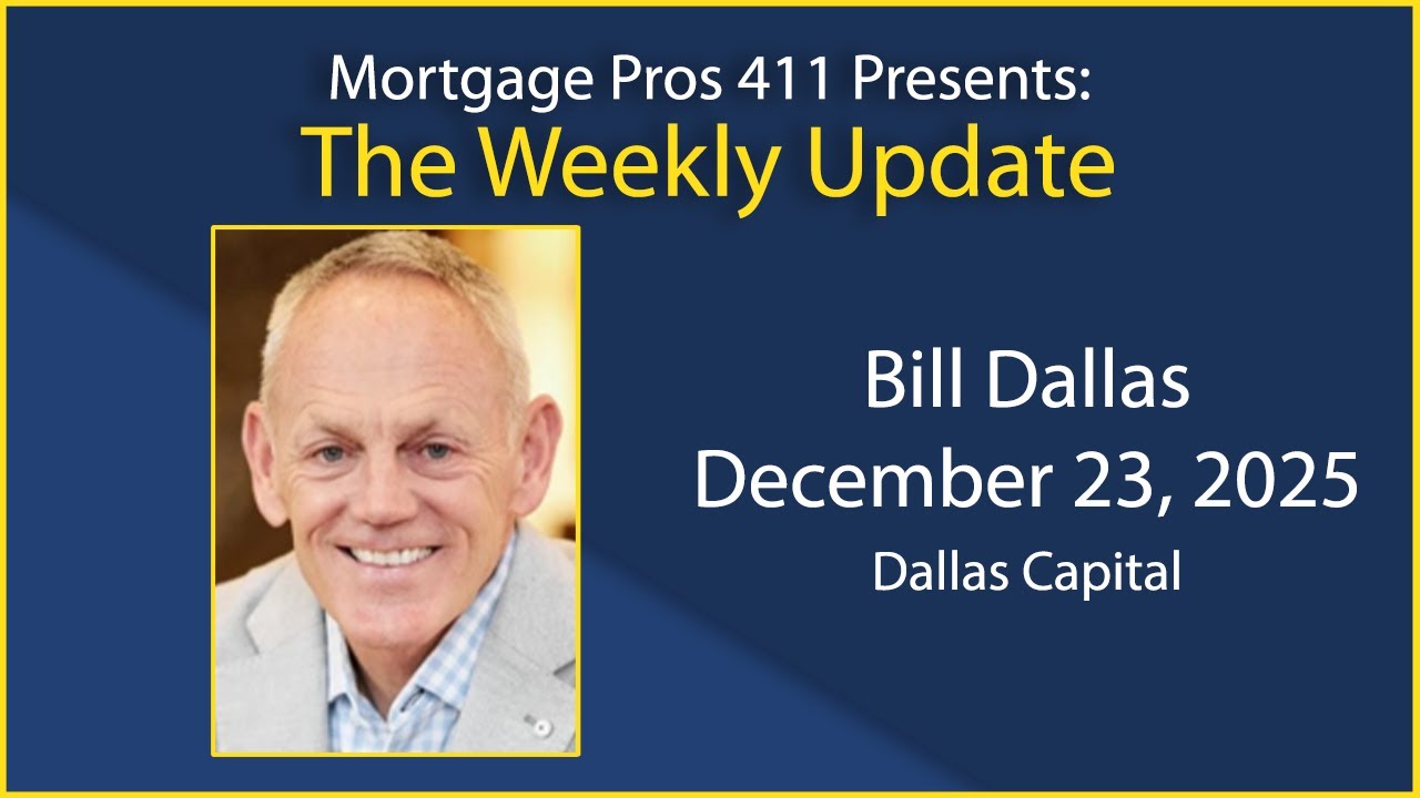 The mortgage industry is a Pro Only Business today