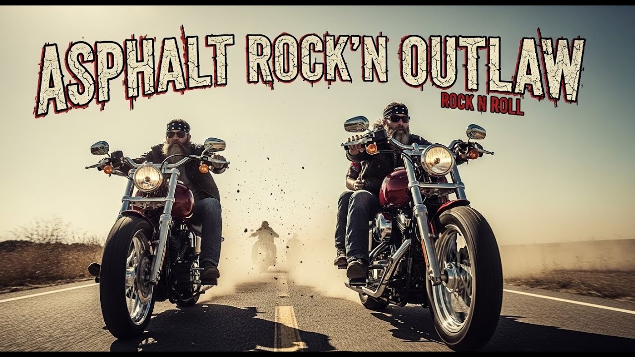 Asphalt Rock N Outlaw 🎸 Burning Highway 🔥 Harley Riders & Outlaw Rock N Roll