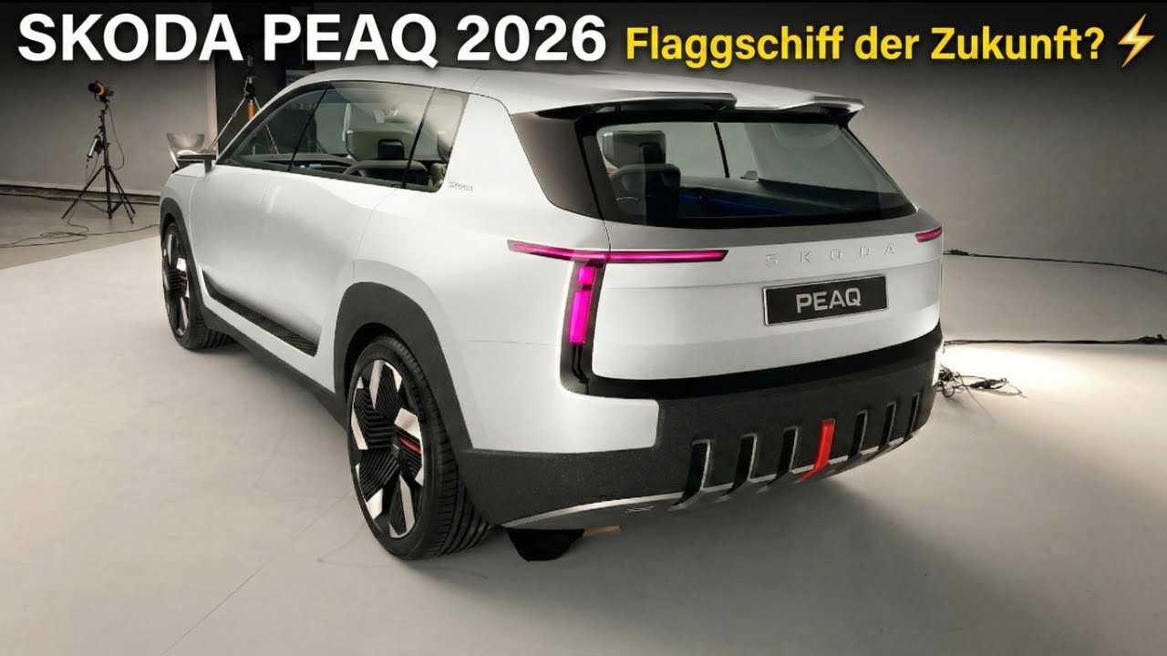 Teaser: Skoda Peaq 2026 | das wird Skodas neues Elektro-Flaggschiff