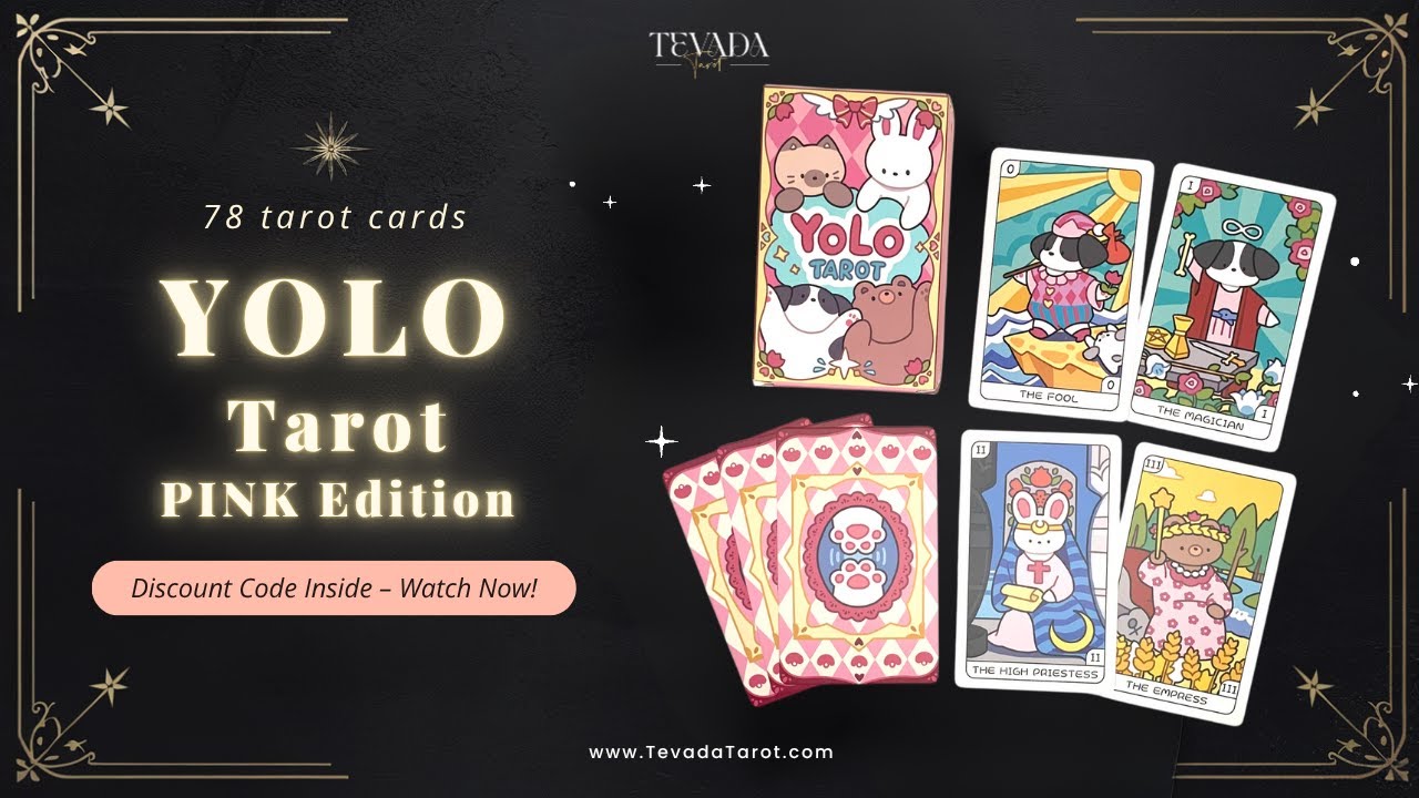 YOLO Tarot PINK Edition – Flip Through: Spirit in Soft Colors #cuteanimals