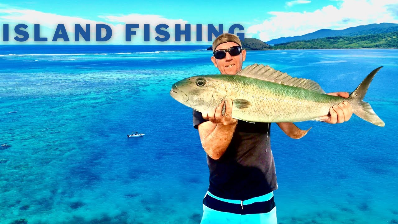 Fishing Remote Fiji Islands | Big Topwater Green Jobfish
