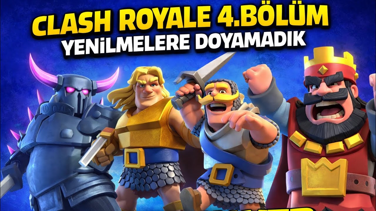 Clash Royale 4. Bölüm Yenilmelere doyamadık#supercell#brawlstars#clashroyale