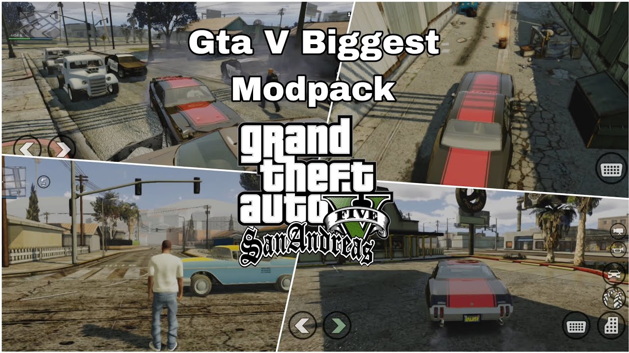 SAADOX x Gta V Самый большой модпак v2 для Gta Sa AML Android 2025