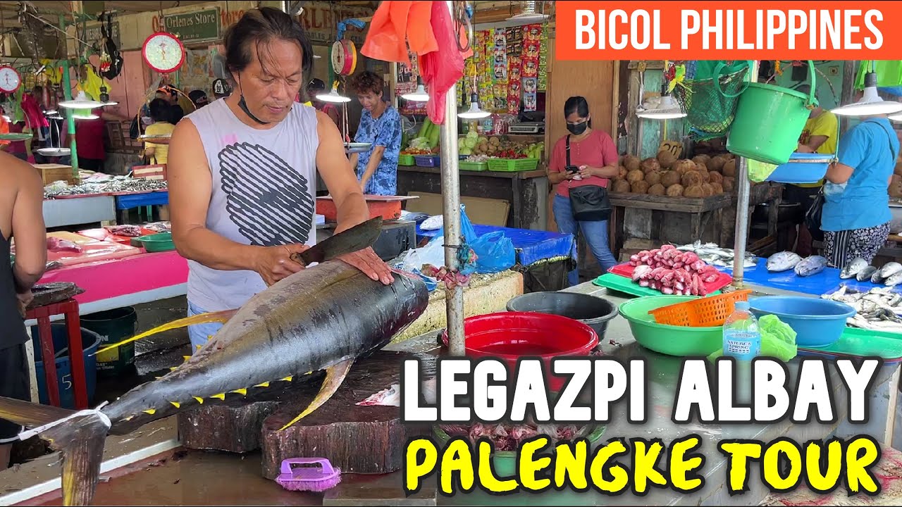 Filipino Market in LEGAZPI ALBAY, Philippines | Palengke Tour at Legazpi City Public Market
