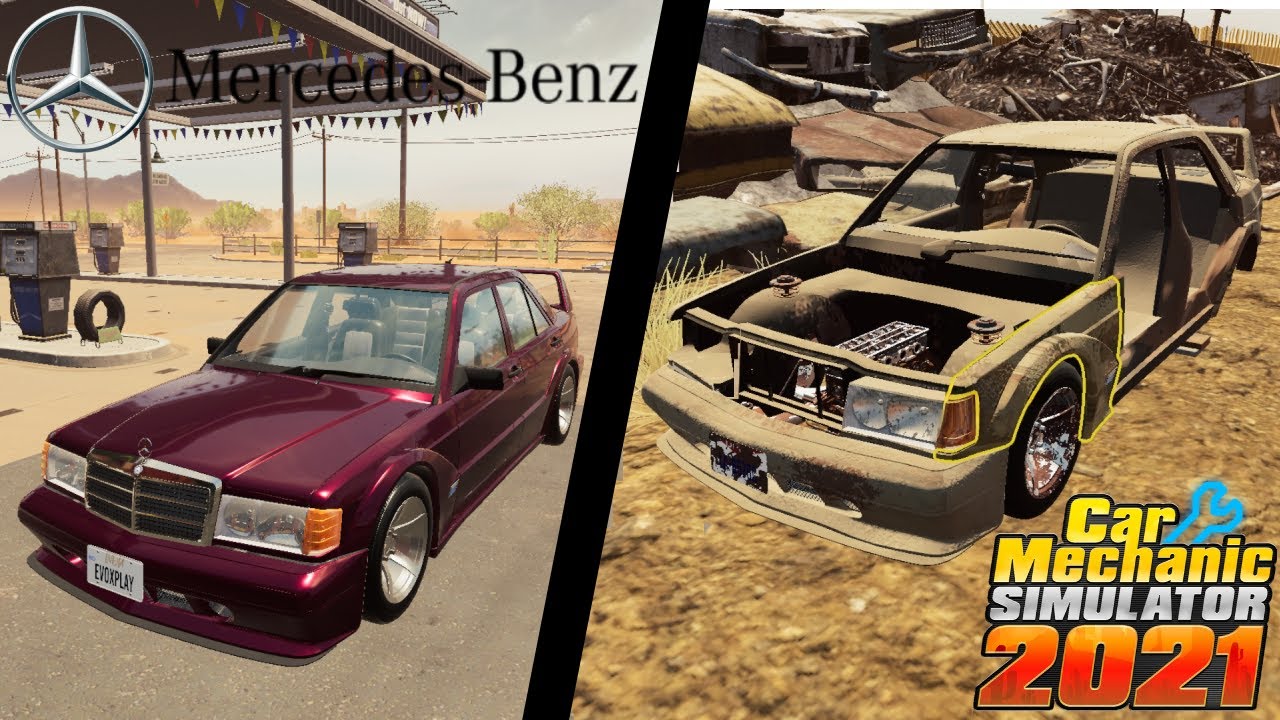 MERCEDES-BENZ 190E EVOLUTION 2 || CAR MECHANIC SIMULATOR 2021 || EVOXPLAYSS