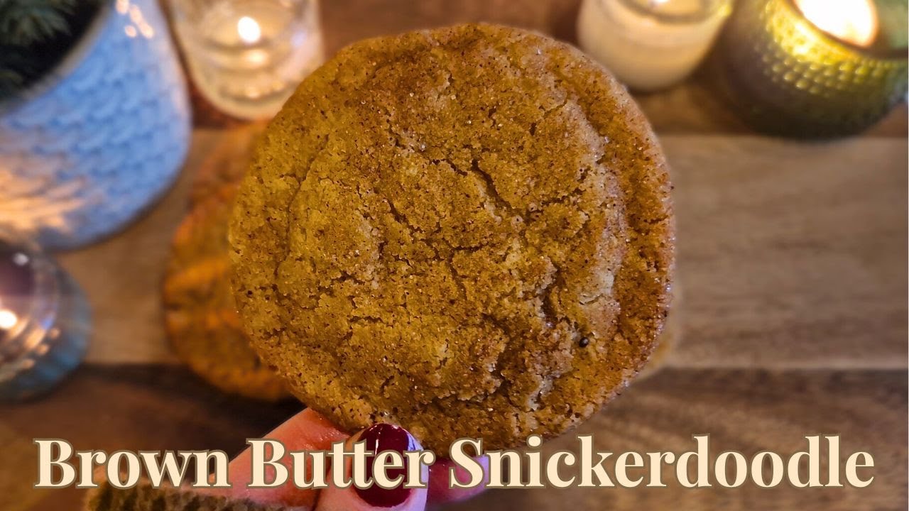 Chewy Brown Butter Snickerdoodle | Cozy Baking ♡