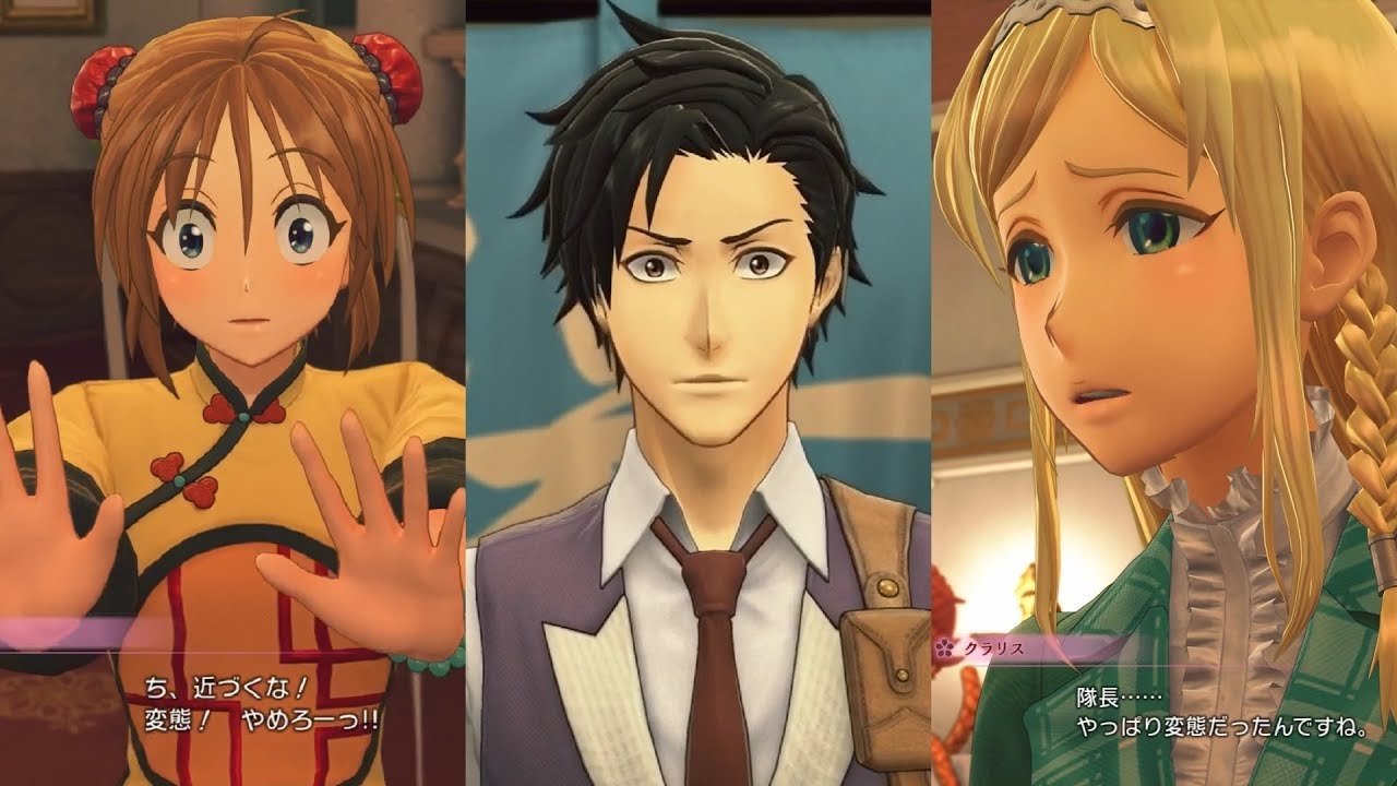 【新サクラ大戦】お風呂＆変態誤解イベント（第一話）全選択肢まとめ　PS4 Sakura Wars　Bath Event