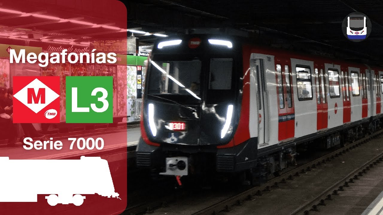 Megafonías de la línea 3 de Metro de Barcelona | Zona Universitària - Trinitat Nova