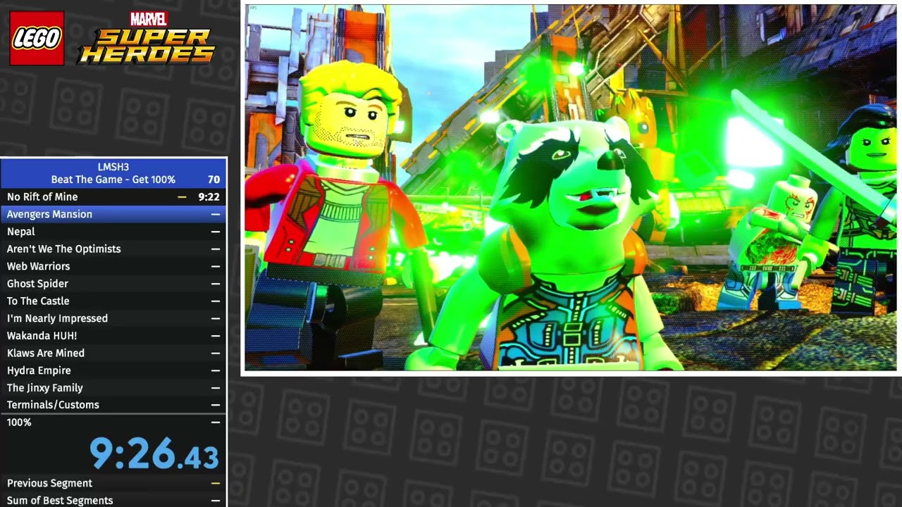 LEGO Marvel 2 100% Speedrun Part 1