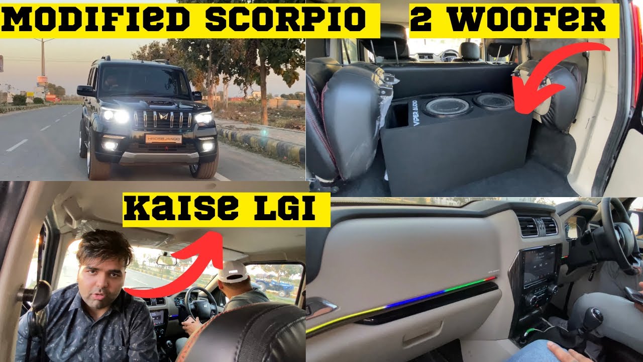 Heavy Music System in Scorpio || Modified Scorpio Classic S11 || Pioneer Dual Subwoffer || carintro