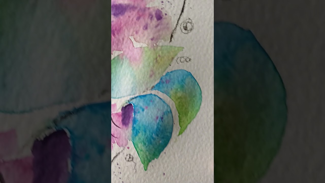 Abstract watercolor floral #hegdeart #abstractfloral #watercolorpainting #abstract #painting