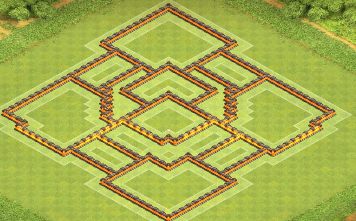 Clash of clans Rathaus 10 Trophy Base/RH 10 CK Dorf I Clash of Bases