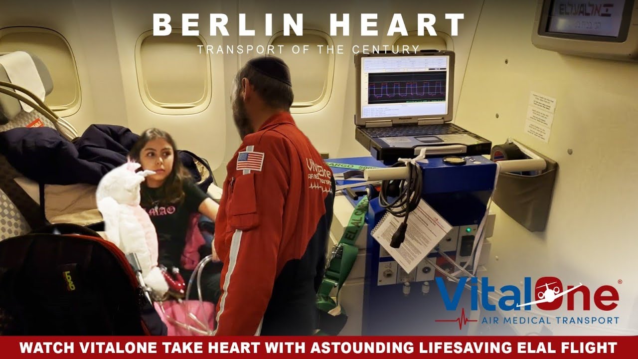 Watch VitalOne Take Heart with Astounding Lifesaving ELAL Flight Berlin Heart