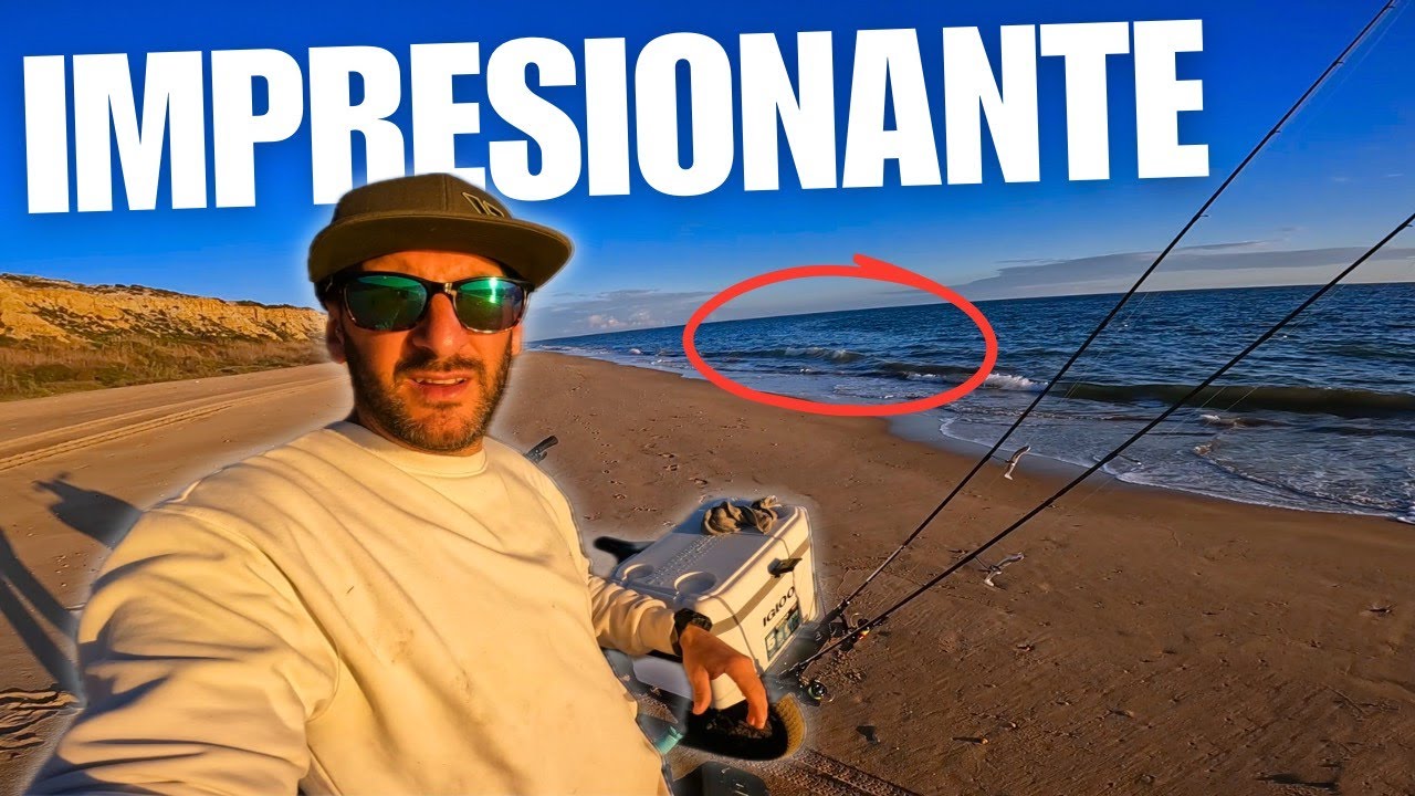 La Mejor PLAYA de ESPAÑA para PESCAR a SPINNING en INVIERNO 🎣🌦️