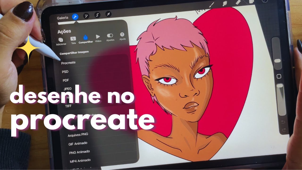 COMO DESENHAR NO TABLET USANDO PROCREATE | Nathalia Faoli