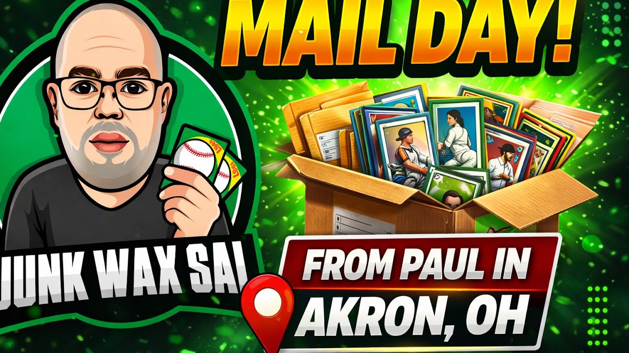 Mail Day! Thanks to Paul in Akron, OH! #junkwaxsal #hotgarbage #mail #mailday 