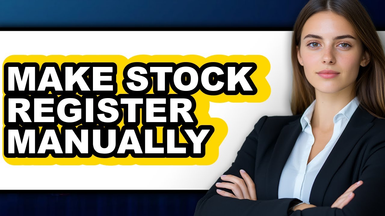 How To Make Stock Register Manually (Easy Method)