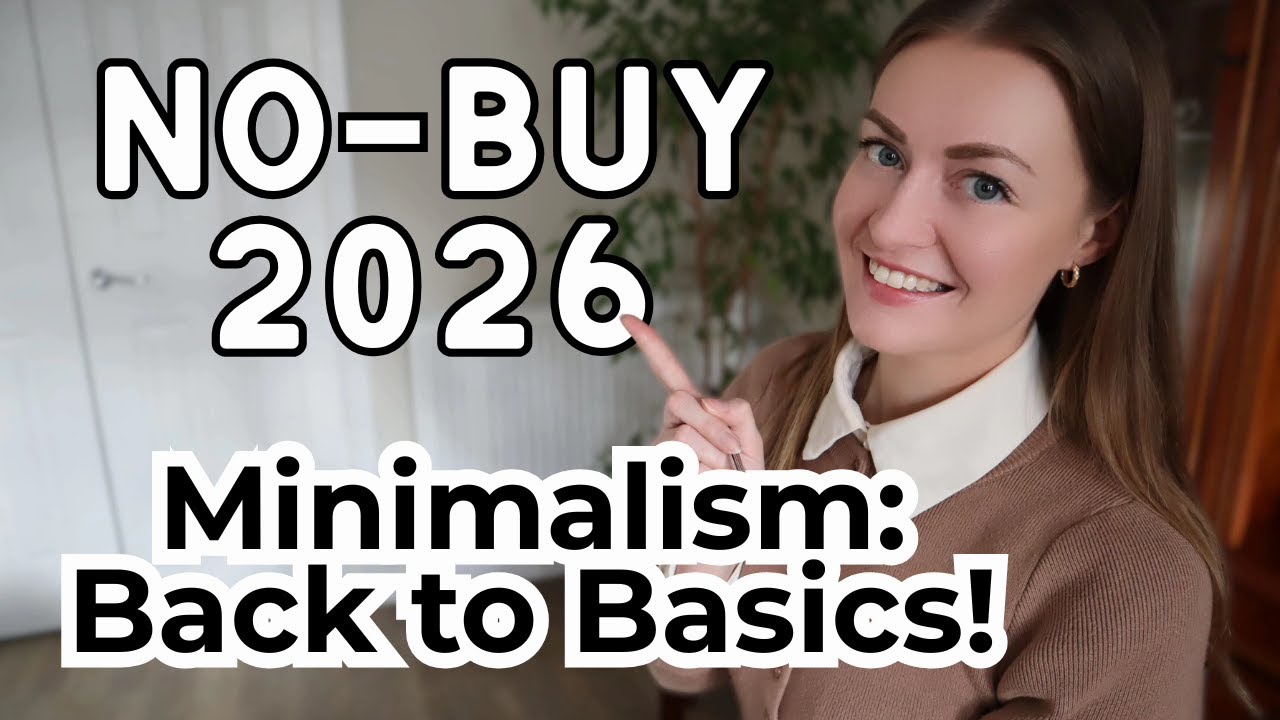 No-Buy 2026 - Rules and Goals for my 6th No-Buy Year!
