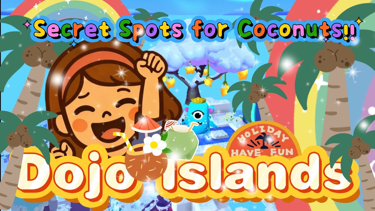 839-752? How Many Coconuts Did I Find? 🥥🌴 | Secret Spots on Dojo Islands
