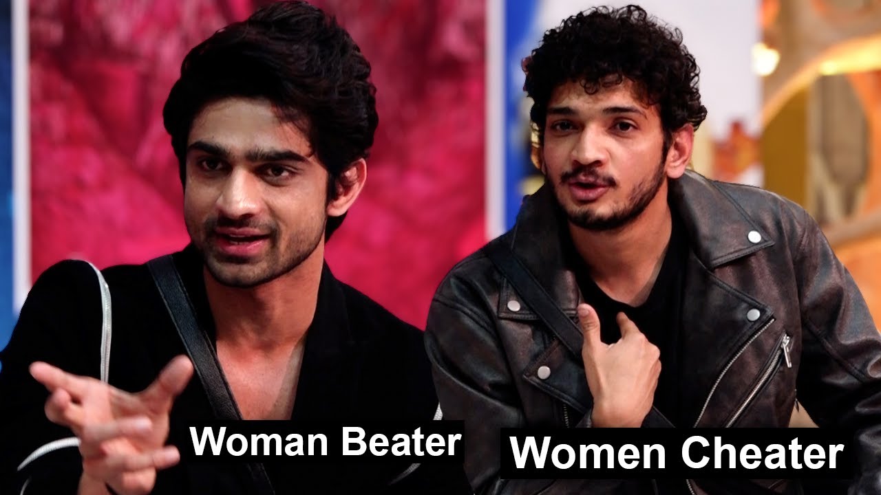 When Reporter Said Munawar Faruqui को Women Cheater & Abhishek Kumar को Woman Beater Tag मिला है