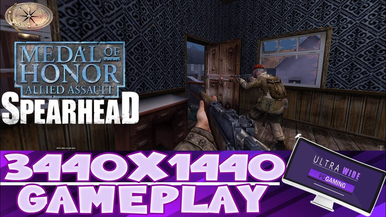 Medal Of Honor: Allied Assault Spearhead | Gameplay | Ultrawide 3440x1440