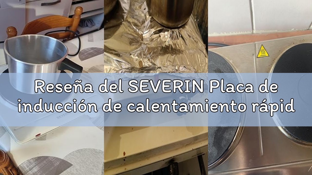 Reseña del SEVERIN Placa de inducción de calentamiento rápido, placa vitrocerámica portátil, hornill